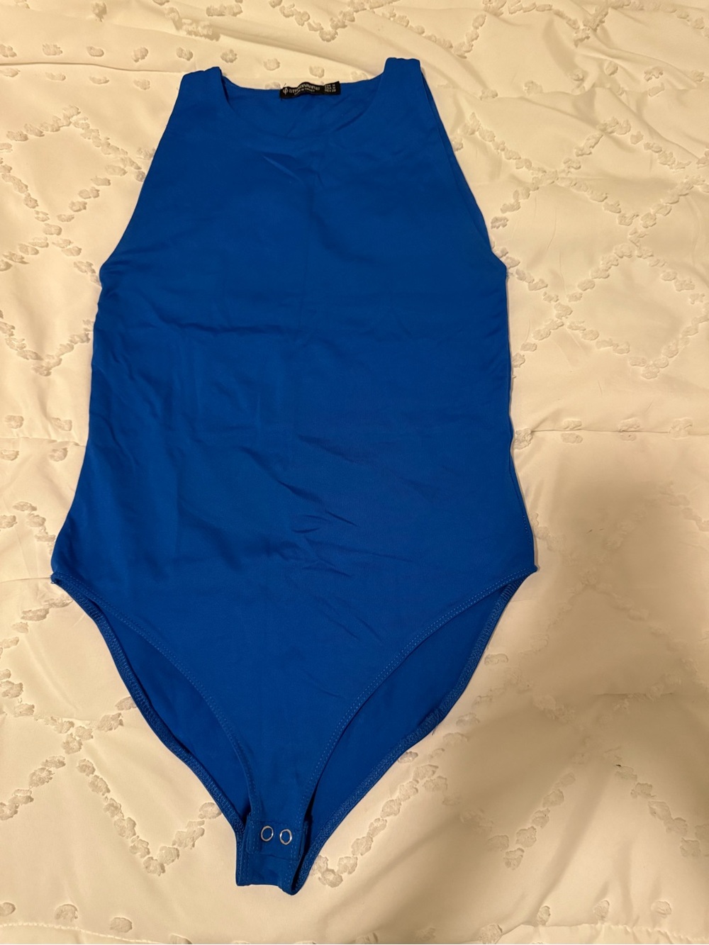 Stradivarius Blue Crewneck Top